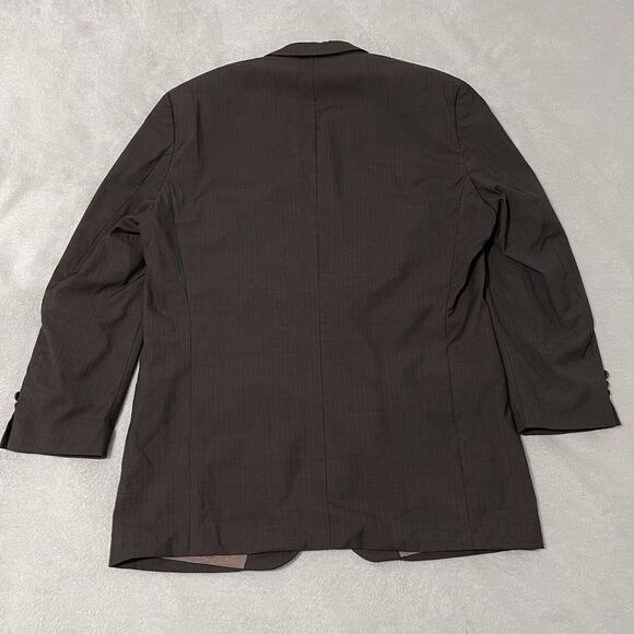 Hugo Boss Blazer Guabello Einstein/Sigma Super 130’s Wool 42R Brown Sport Coat - Picture 8 of 12